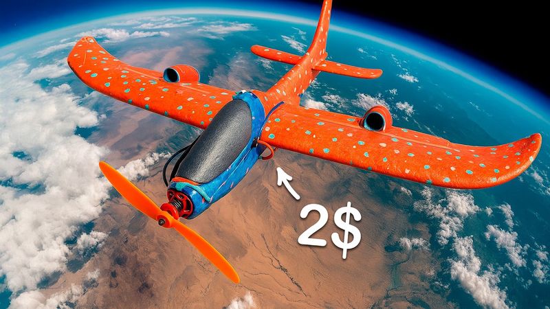 ПЕРЕДЕЛАЛ 2$ САМОЛЕТ В РАДИОУПРАВЛЯЕМЫЙ ИСТРЕБИТЕЛЬ