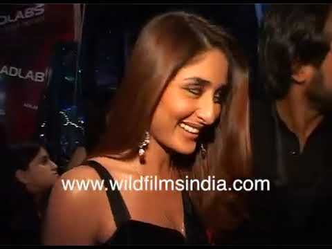 Vídeo da estreia de Saawariya mostra Kareena e Priyanka se abraçando desajeitadamente