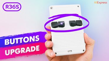 R36S Back Buttons Upgrade | QUIETER, MORE COMFORTABLE GAMEPLAY
