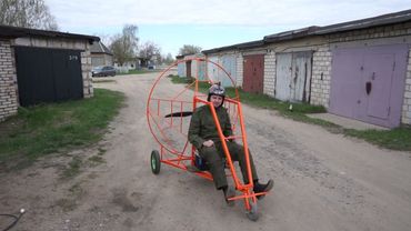 Первый запуск электро паратрайка.