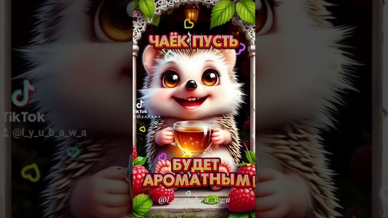 С добрым утром!🍵🫖🕊️🤗🥰