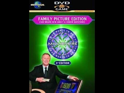 Who Wants to Be a Millionaire UK Family Picture Edition DVD John Carpenter Game #127