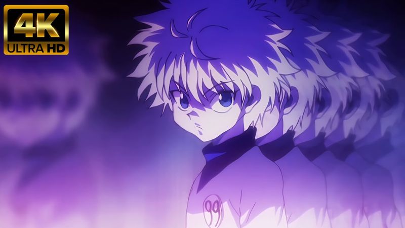Killua 4K Rhythm Echo and other savage moments - Hunter x Hunter