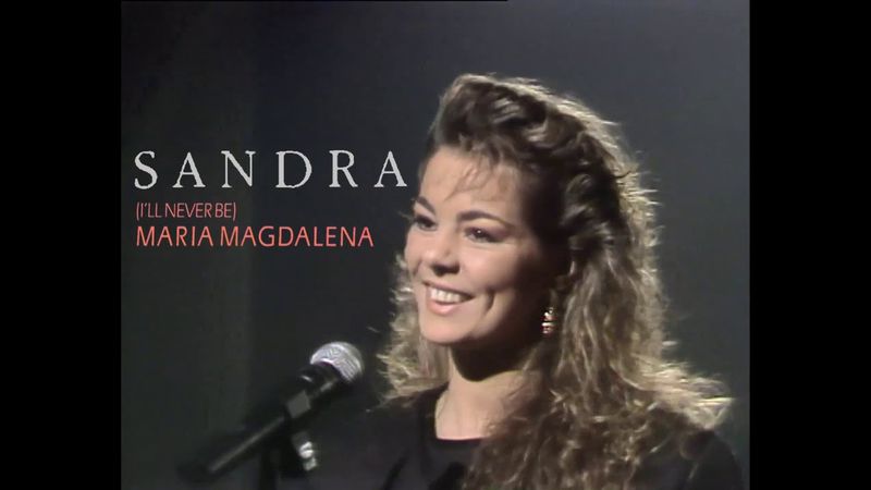 Sandra - (I'll Never Be) Maria Magdalena (1985) Tv - 14.11.1987 /Sábado Noche /Improved
