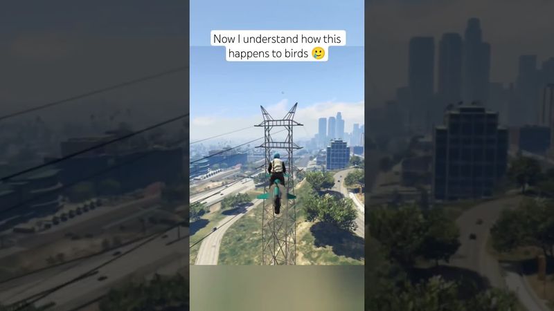 Now I understand how this happens to birds 🥲#gtaviral #gtaonline #gta5online #gtacars #gta5 #shorts