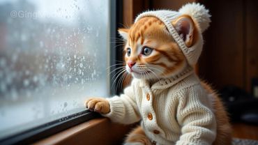 🚂 GingMeow: A Viagem de Trem Nevado do Gatinho! Maravilhas de Inverno 🐱❄️ | #gatinho #trem #inver...