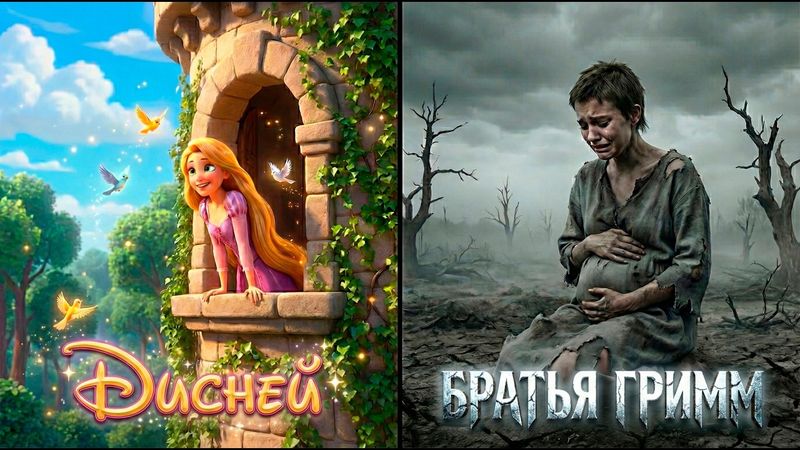 РАПУНЦЕЛЬ БЫЛА БЕРЕМЕННА. Что скрыл Дисней?