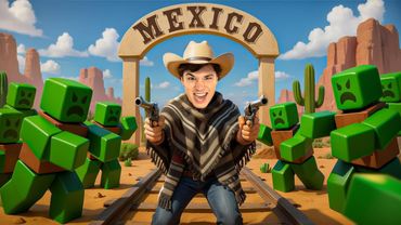 СБЕЖАЛ В МЕКСИКУ ОТ ЗЛЫХ ЗОМБИ В DEAD REILS ROBLOX