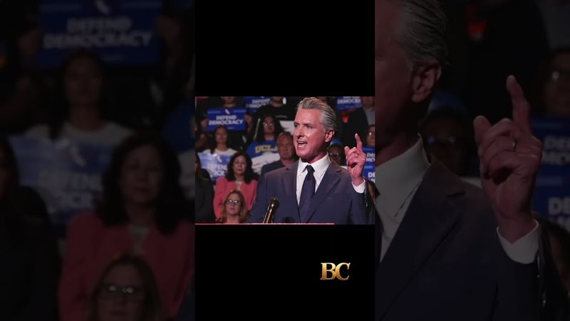 Newsom calls for a special election to allow for a new congressional map in California