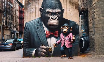 Got some gorilla art for ya today. Images made with #Dalle3 Anna anim...