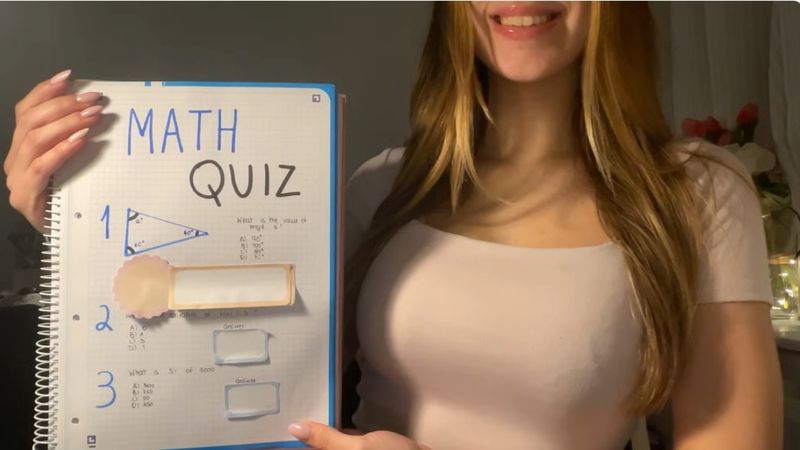 asmr math quiz ➗🧠