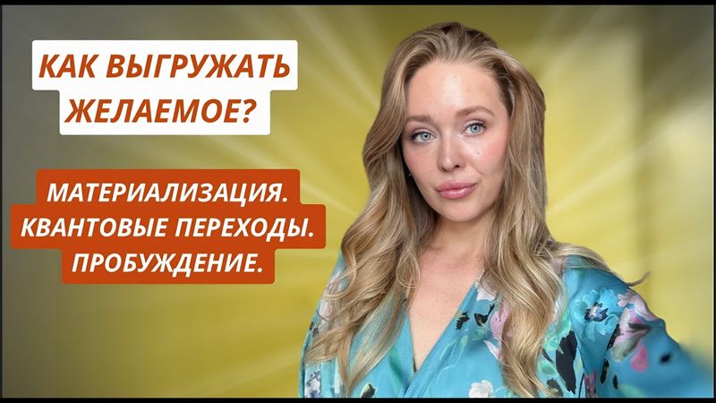 №13. Как происходит материализация? Пробуждение к Источнику 💎 Чит-код перехода на новый уровень❤️‍🔥🔑