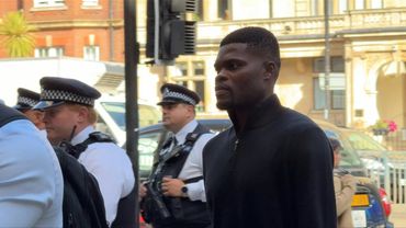Ex-Arsenal footballer Thomas Partey arrives at London court on rape charge | AFP