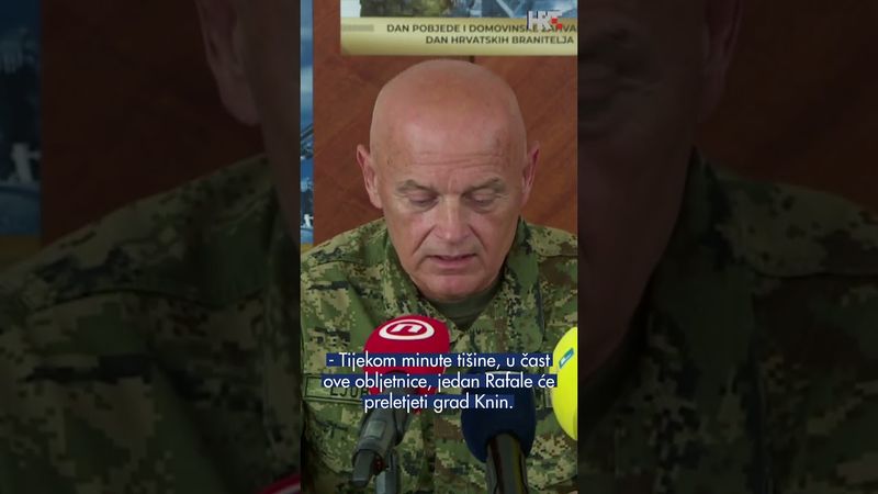 Proslava Oluje: Knin očekuje tisuće posjetitelja, Rafalei iznad Hrvatske