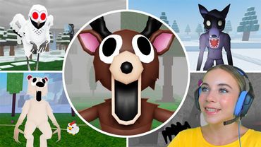 99 ДНЕЙ ВЫЖИВАНИЯ В ЛЕСУ С СОВОЙ, ОЛЕНЕМ, ВОЛКОМ, МЕДВЕДЕМ, КОТОМ, ЛОСЕМ в ROBLOX!