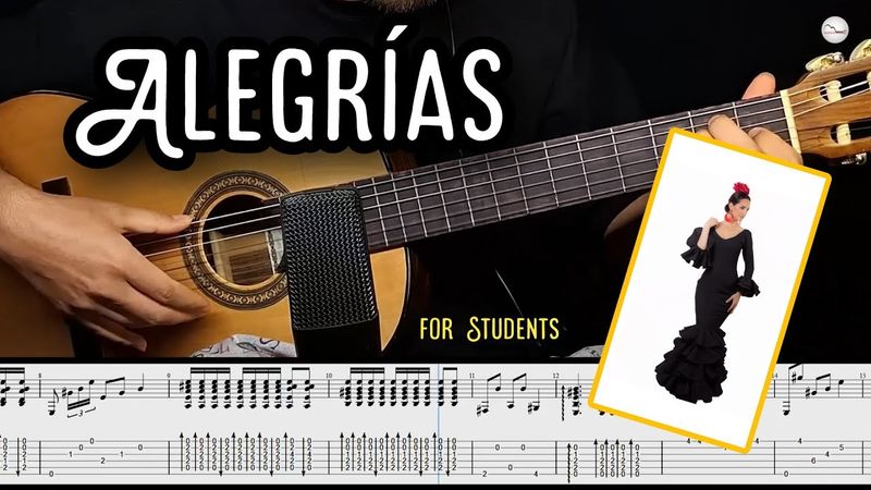 [Tab]Alegrías _flamenco guitar tutorial