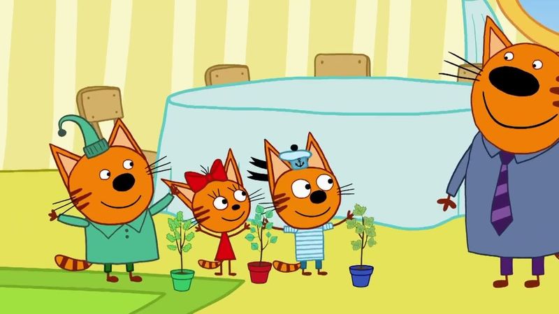 Три кота | Деревья | Новая Серия 123 | Мультфильмы для детей