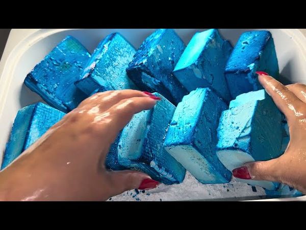 Blue Dyed 💙🌊🌊 + description  #asmr