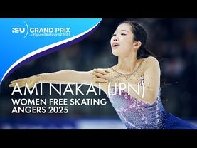 Ami NAKAI | Women Free Skating | Angers 2025 | #GPFigure