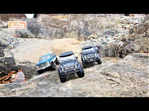 RC Car Traxxas TRX6&4 Benz Bronco K5 Group Rock Crawling 2