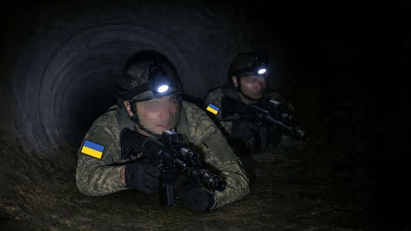 Российские FPV-дроны обнаружили и уничтожили украинские силы в туннеле.