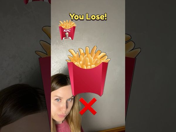 KFC Challenge🍟IMPOSSIBLE😭#shorts