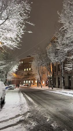 ☃️❤️❄️#YVN #snow #evening #rec #night