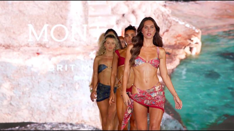 MONTAGE Swimwear x Brit Manuela 2025 | Miami Swim Week in 4K UHD | Slow-Motion Highlights