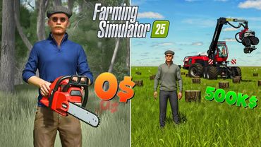 Выжить в ЛЕСУ 🚜 Farming Simulator 25