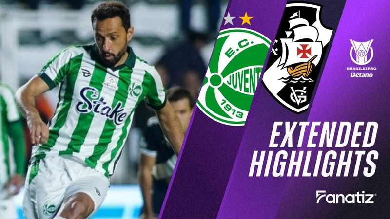 Juventude vs. Vasco da Gama 2 - 0 I Game Highlights I Brasileirão 2025