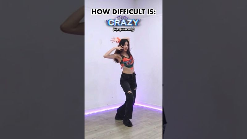 How difficult is: CRAZY - LE SSERAFIM (르세라핌)⚡️ [MIRRORED] #르세라핌 #crazy #lesserafim #kpop