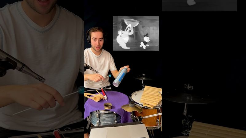 How Vintage Cartoon Sounds were Made! (no music)