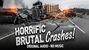Horrific Brutal Crashes Caught On Camera | Must Watch Crash Compilations and close calls |