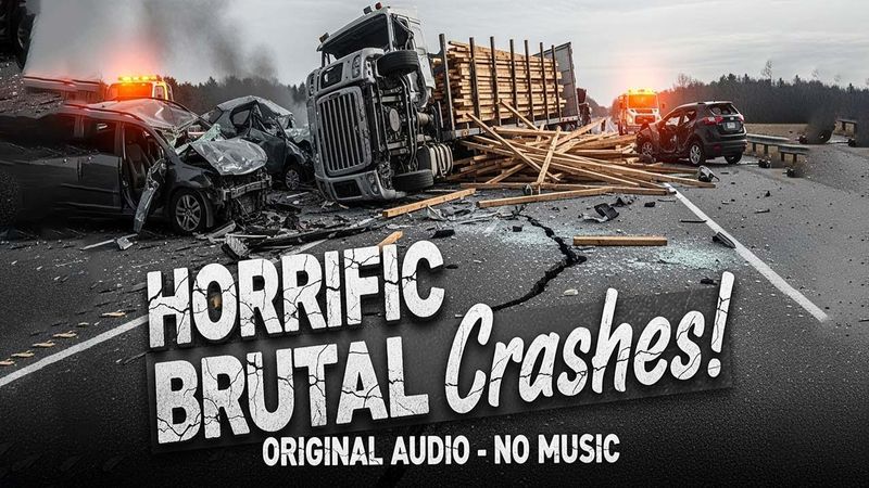 Horrific Brutal Crashes Caught On Camera | Must Watch Crash Compilations and close calls |