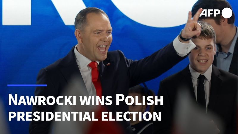 Nationalist Nawrocki wins Polish presidential election | AFP