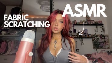 ASMR - FABRIC SCRATCHING, body triggers, body sounds, scratching on outfit✨✨