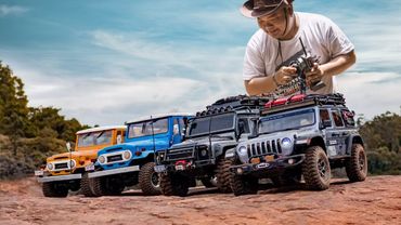 Rc Crawler 1/10 Group Trx-4 Defender, SCX10 III Jeep Rubicon , FMS Toyota Land Cruiser FJ40 Rc Trail