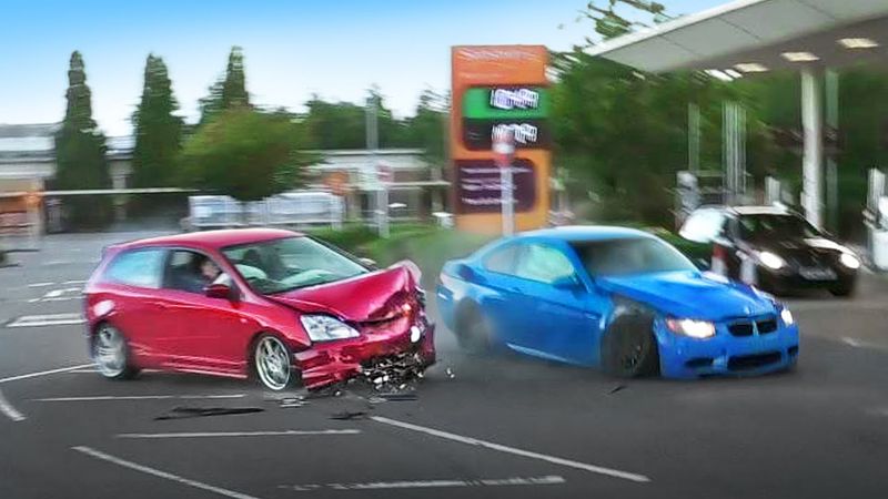 CRASHES, Fails, Close-Calls & Police Moments at Car Shows 2025!