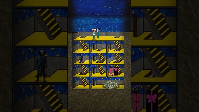 ИГРА В КАЛЬМАРА 3 сезон все итальянские мемы проходят лабиринт