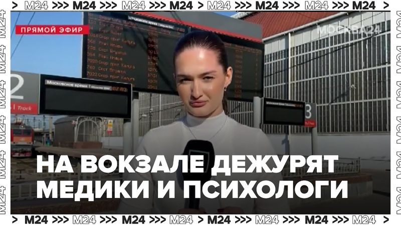 Резервный поезд из Брянска прибудет в Москву: на вокзале дежурят медики и психологи