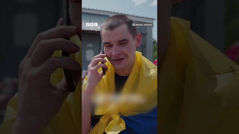 Момент, коли звільнений з полону військовий дізнався про народження сина #shorts #новини #військові