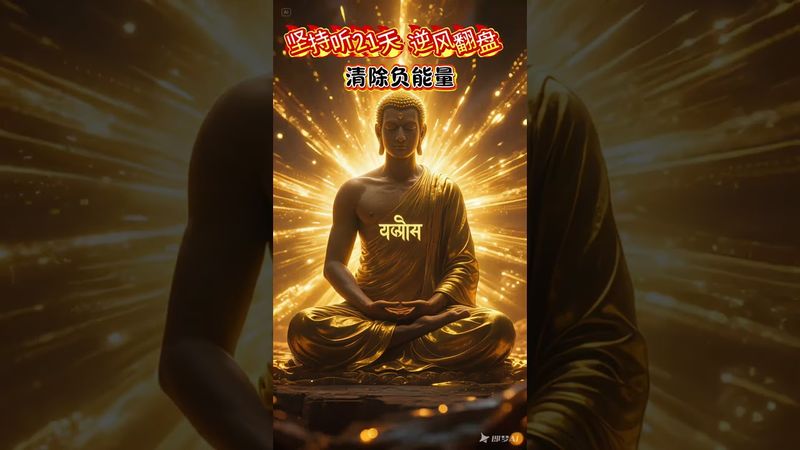 《清除负能量》坚持听上21天！逆风翻盘！接了！转发！功德无量！#正能量 #国学文化 #道家文化 #佛教文化 #转运 #发财 #愿世间无灾无难无病苦 #愿所有人平安健康 #修心修行#禅悟人生 #经文