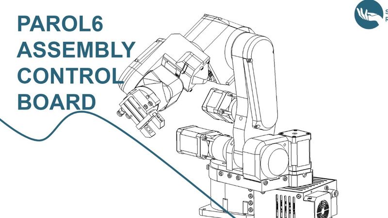 PAROL6 Robot arm Control board and base assembly