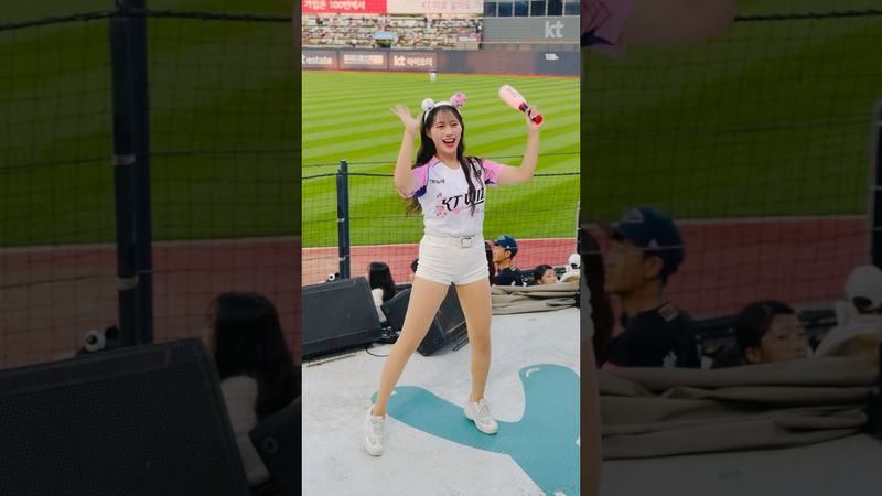 믿고 쓰는 롯데산 이정훈 등장송 #이서윤 #이서윤치어리더#ktwiz #kt위즈 #kt위즈치어리더