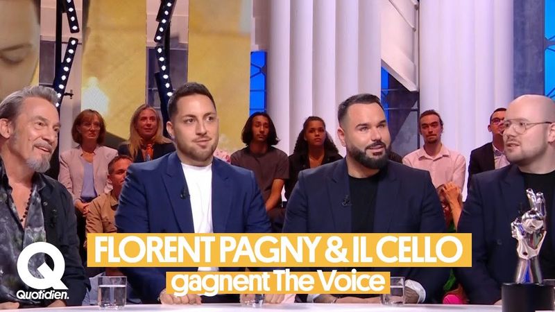 Florent Pagny & Il Cello : l'équipe gagnante de The Voice