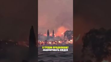 В Греции тысячи людей эвакуированы из-за масштабных лесных пожаров