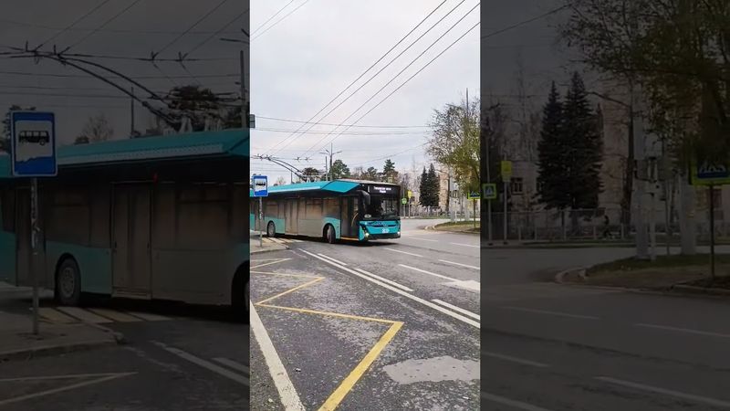 Казанский троллейбус МАЗ-303Т22 маршрут 1,3 ноября 2023 год. Улица Кулахметова,Разъезд Восстания#116