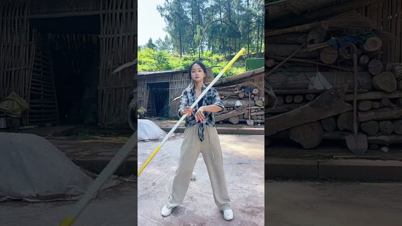 Kungfu china master 523/Hướng dẫn múa gậy#霞光腊月#kungfu #wing chun