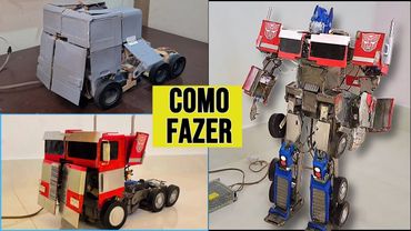 "Fiz um Optimus Prime que se TRANSFORMA com Arduino (100% FUNCIONAL!) 🤖🔥"