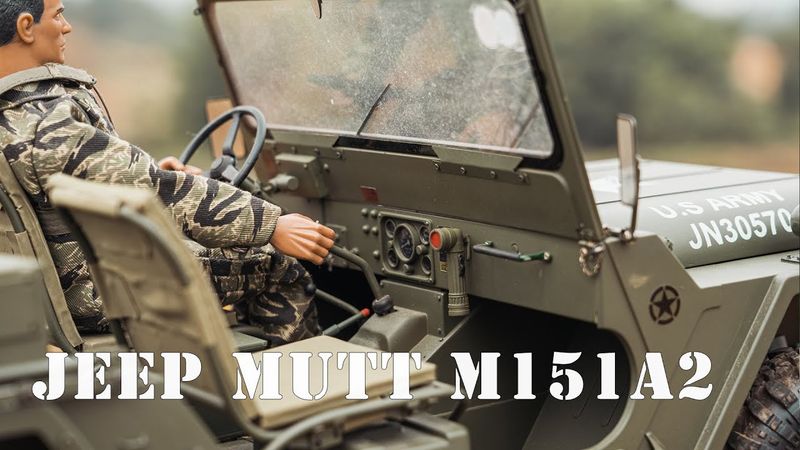 RC CAR Jeep Mutt M151A2 1/6 scale RC TRAIL / E3S-RC